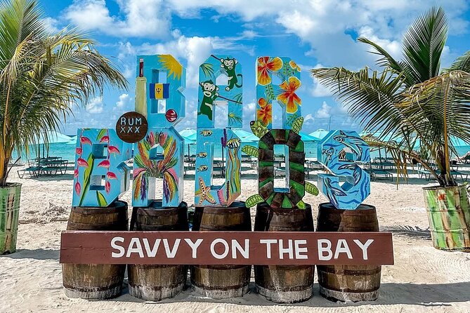 Beautiful Barbados: Harrisons Cave & Beach Day Tour - The beach stop at Savvy On The Bay