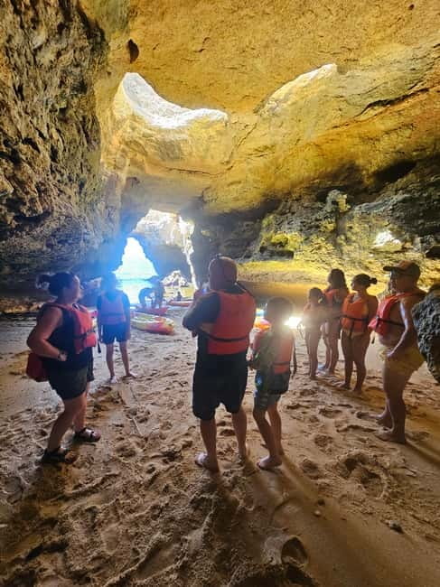 Benagil Cave: Guided Kayak Tour with Caves and Cliffs - Why the 8:30 AM departure matters