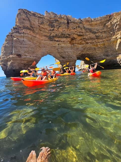 Benagil Cave: Guided Kayak Tour with Caves and Cliffs - What the $29 price really covers