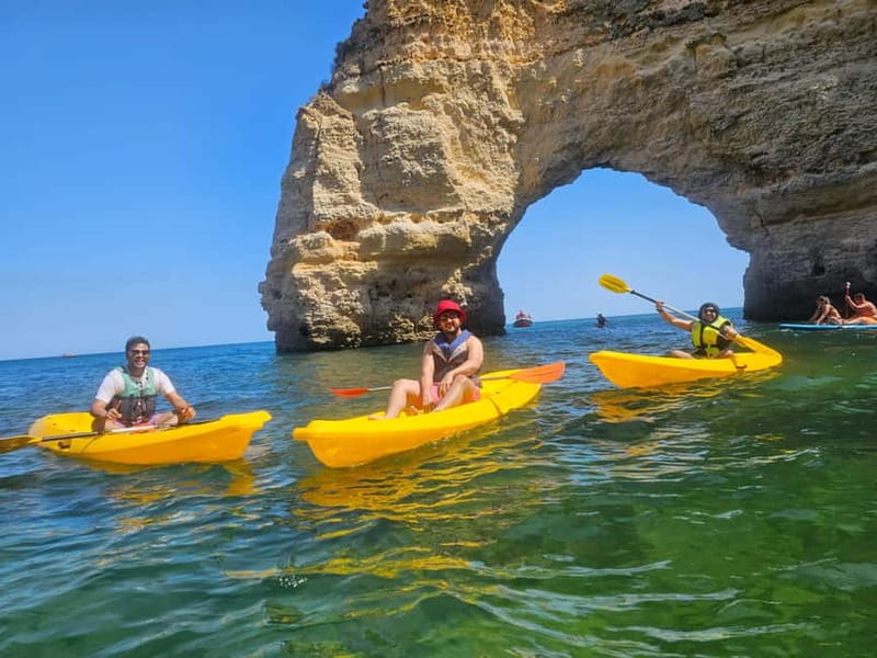 Benagil Cave: Guided Kayak Tour with Caves and Cliffs - What to bring and how to prepare
