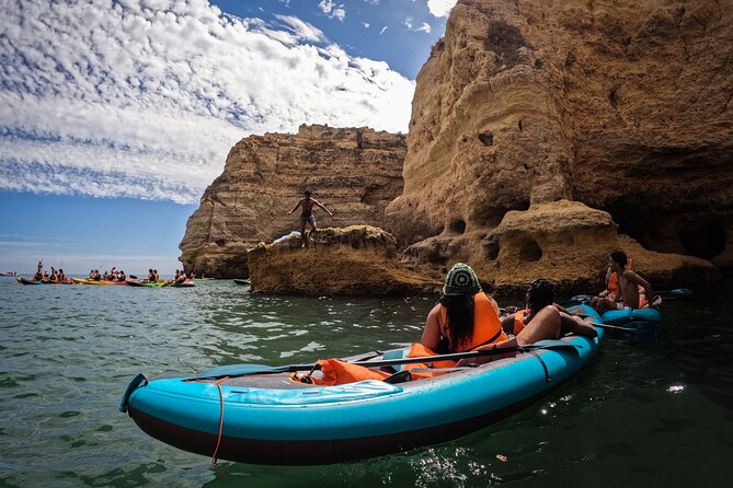 Benagil: Caves, Beaches, and Secret Spots Guided Kayak Tour - Smaller caves and the secret stop