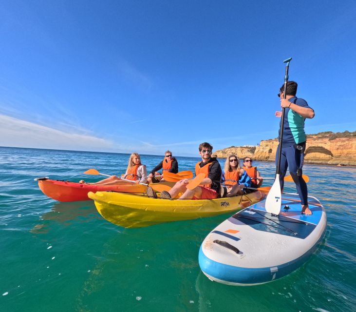 Benagil: Caves, Beaches, and Secret Spots Guided Kayak Tour - Swimming, photos, and getting wet