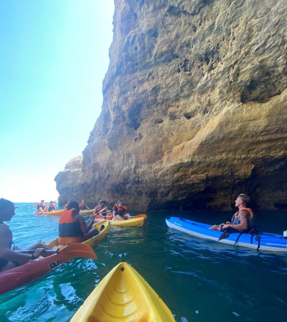 Benagil: Caves, Coves & Secret Beaches Guided Kayaking Tour - Entering Benagil Sea Cave