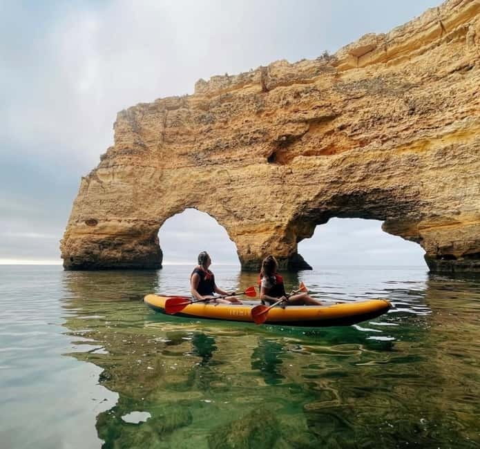Benagil: Guided Kayak Tour inside caves and Praia da Marinha - Key points to know before you book