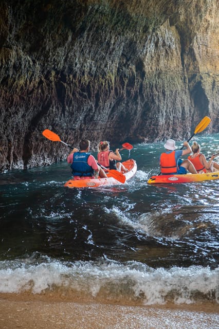 Benagil: Kayak Adventure - Smaller caves and secret passages