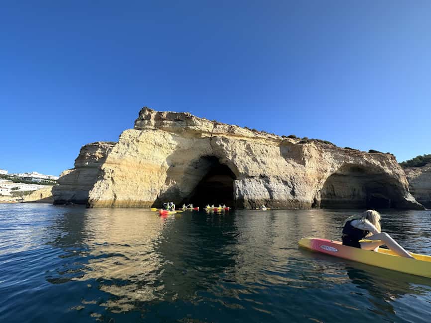Benagil: Kayak Tour to Benagil Caves – Small Group - Smaller caves and coastal corners