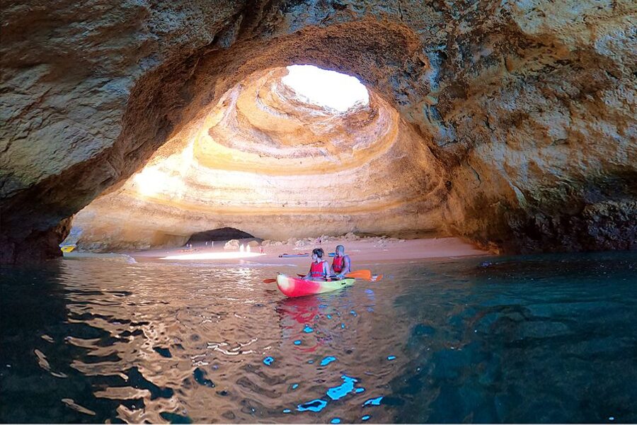 Benagil: Kayaking Adventure in Benagil Caves & Marinha Beach - Key points at a glance