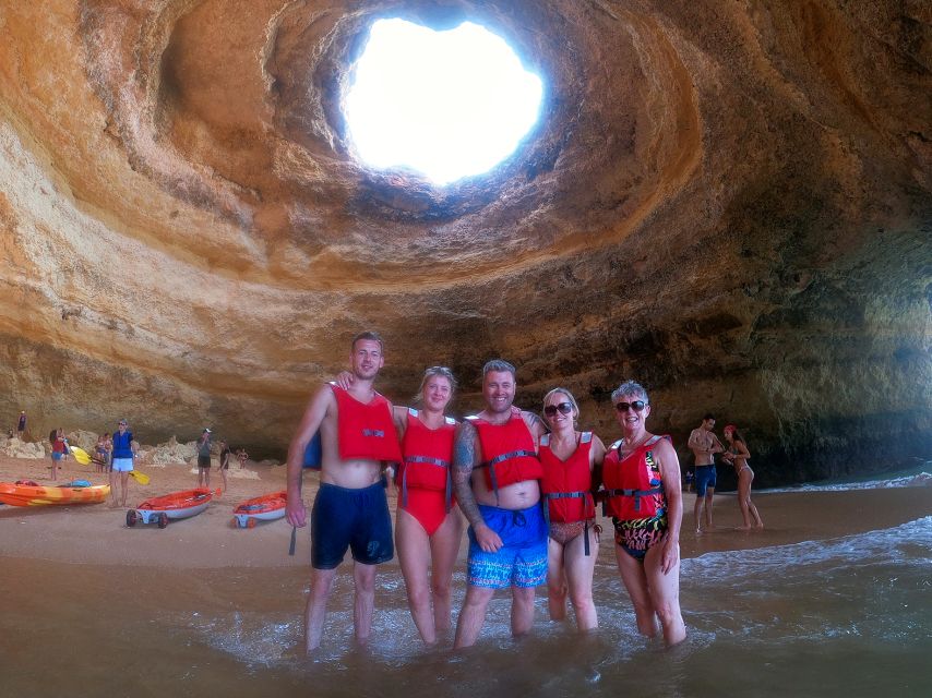 Benagil: Kayaking Adventure in Benagil Caves & Marinha Beach - The Marinha Beach stop