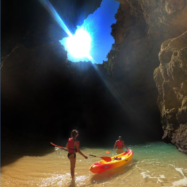 Benagil: Kayaking Adventure in Benagil Caves & Marinha Beach - What the guides add