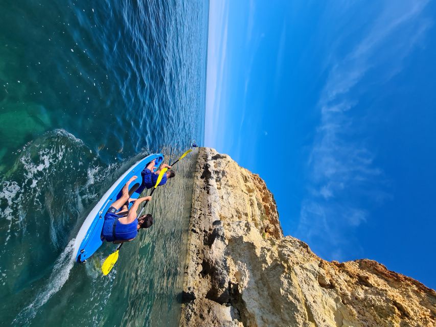 Benagil: Kayaking Tour with a Local Guide - The coast toward Praia da Marinha