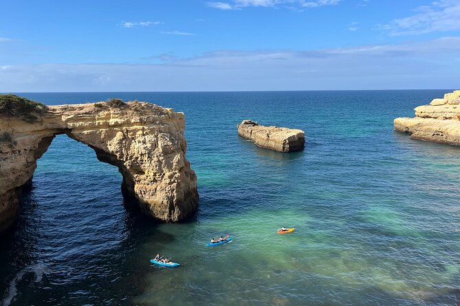 Benagil, Marinha & Albandeira - Kayak w/ Local Guide - Why Albandeira makes a better starting point