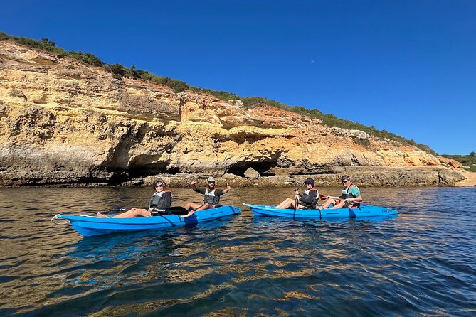 Benagil, Marinha & Albandeira - Kayak w/ Local Guide - Small groups and guide attention