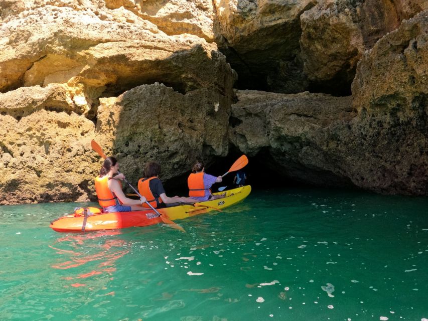 Benagil: Sunrise kayak tour Benagil caves and secret spots - Guides who add safety and personality