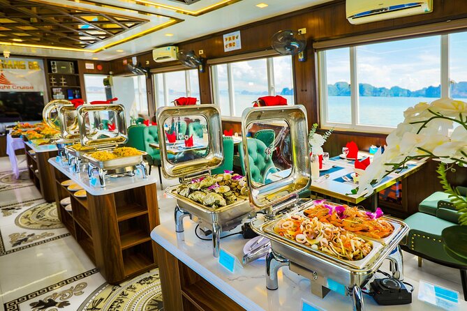 Best seller Halong Bay Day Cruise - The return cruise, snacks, and sunset claims
