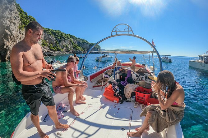 Blue Cave, Green Cave & Lopud Beach small group Speed boat Tour - The Blue Cave requires a swim
