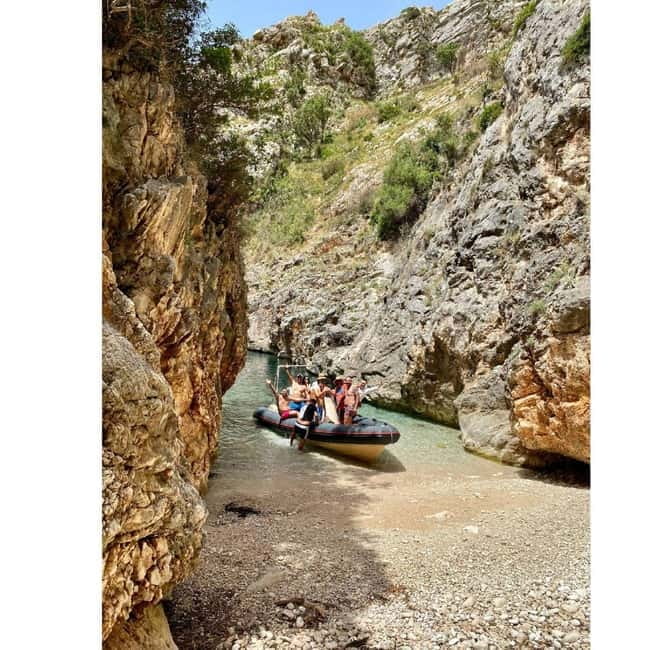 Blue Gem Cave Speedboat Tour Vlore - Dafina Bay gives you the first proper swim