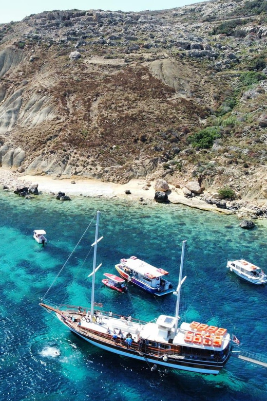 Blue lagoon, Crystal Lagoon & Comino Island & Caves - Crystal Lagoon offers a quieter change of pace