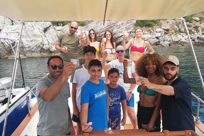 Boat tour Giardini Naxos Taormina Isola Bella Blue Grotto - Taormina from the Ionian Sea