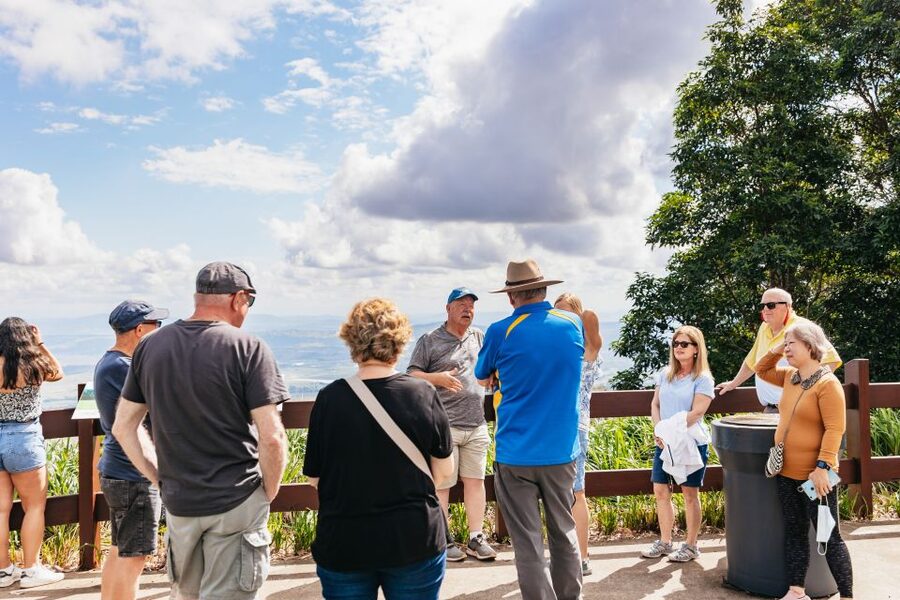 Brisbane: Rainforests, Waterfalls and Glow Worm Cave Tour - The Numinbah Valley drive links the two parks