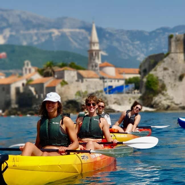 Budva: 3-Hour Paddle Board or Kayak Tour to Coastal Caves - Starting at Watersport Center Yamaha