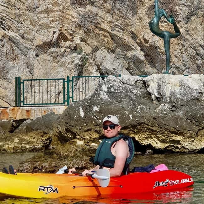 Budva: 3-Hour Paddle Board or Kayak Tour to Coastal Caves - Swimming and snorkeling at the Blue Lagoon