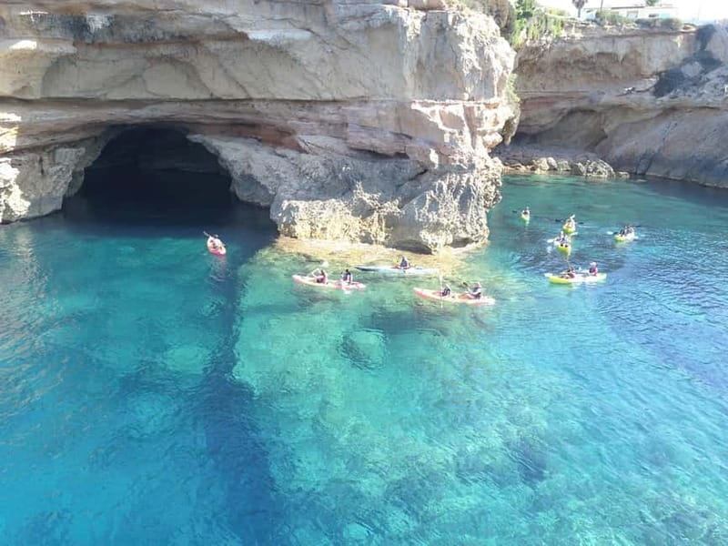 Cala Codolar: Sea & Caves Kayaking Tour with Snorkeling - Snorkeling in the clear coves