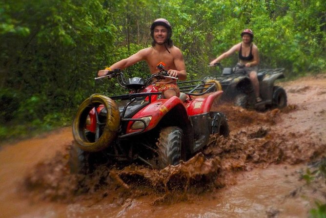Cancun Best ATV Tour, Ziplines and Cenote Swim with Lunch - Two tacos, not a full meal