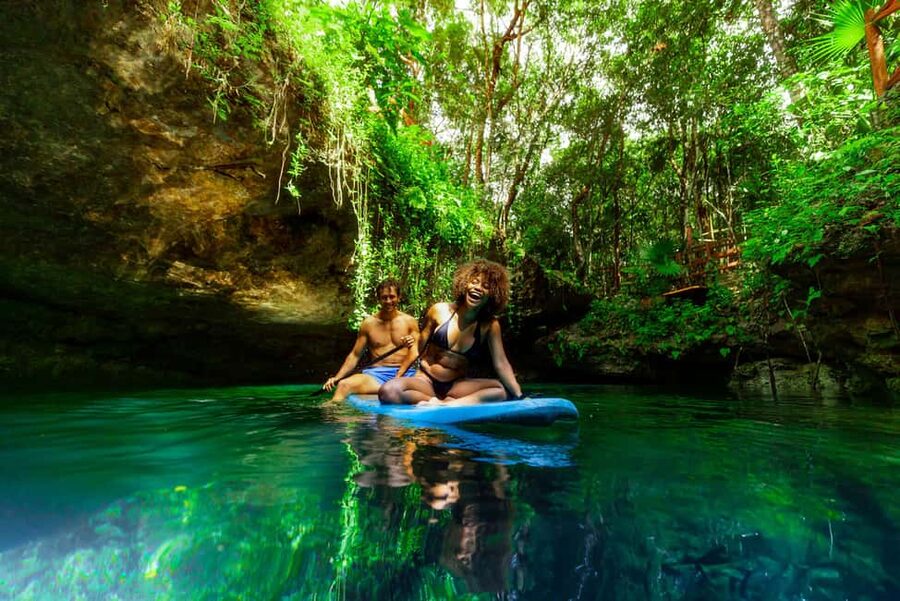 Cancún: Cenotes Adventure with Tequila Tasting & Mayan Snack - What the two-hour road time means
