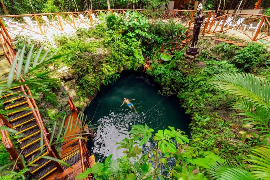 Cancún: Cenotes Adventure with Tequila Tasting & Mayan Snack - A Mayan snack and a short cultural show