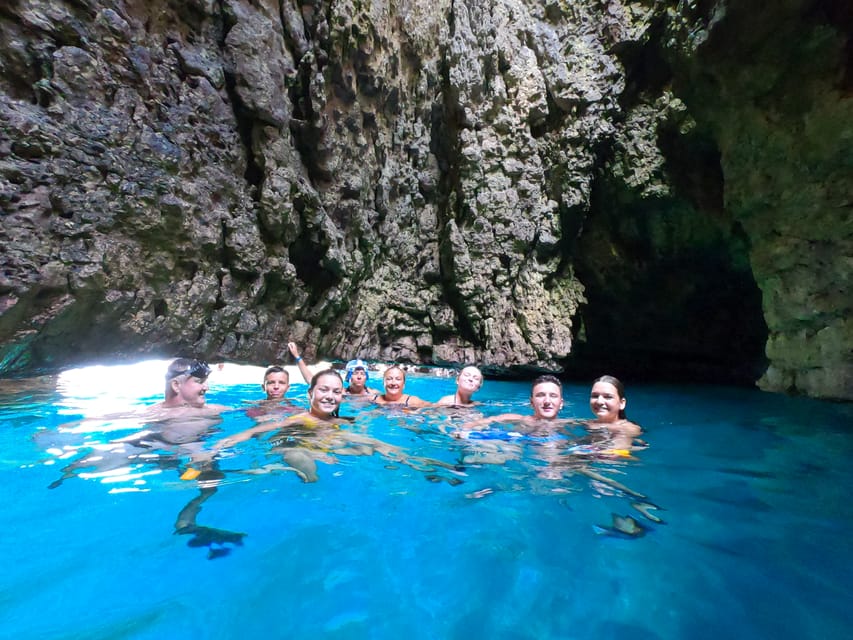 Cape Kamenjak: Kayak Tour with Cave Experience - Entering the sea tunnel into the cave
