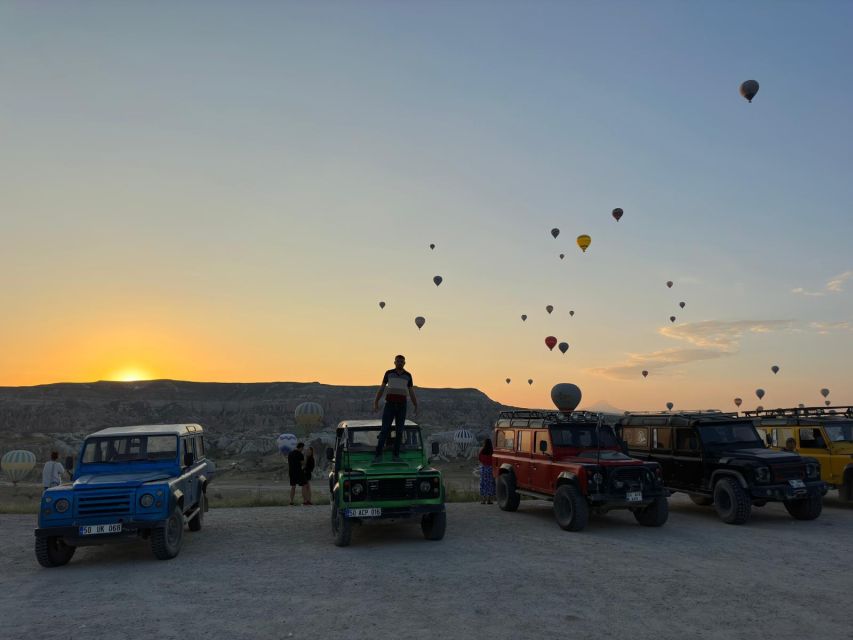 Cappadocia: Jeep Safari with Mini Underground City - Eagle Hill and the champagne stop