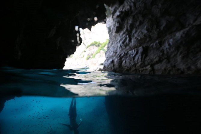 Capri & Blue Grotto Semi Private Boat Day Trip from Sorrento - Natural Arch, Villa Malaparte, and the Faraglioni