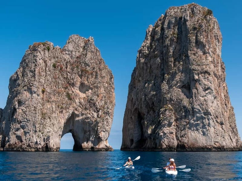 Capri: Caves and Beaches Kayaking Tour with GoPro Photos - Secret beaches and small caves