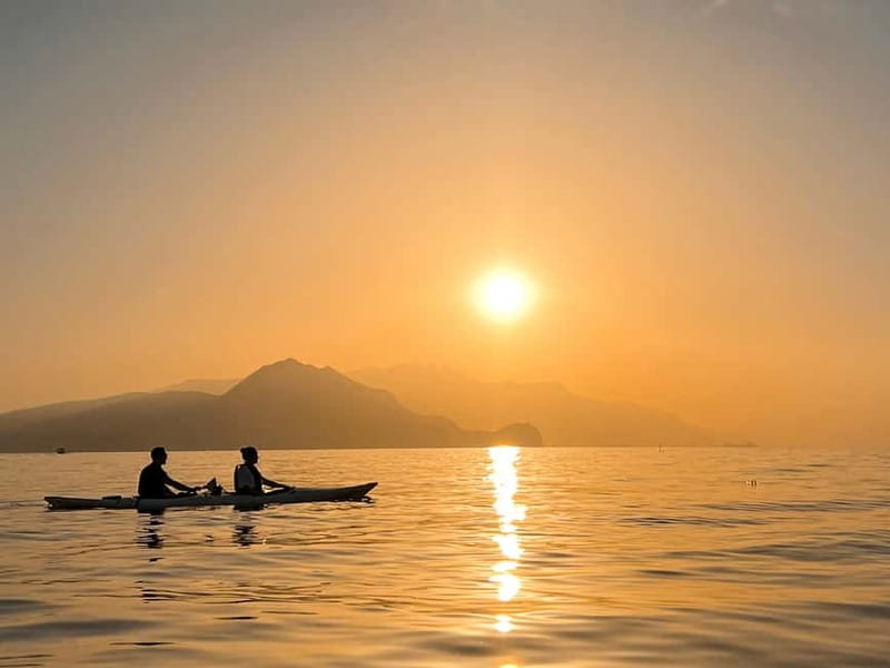 Capri: Caves and Beaches Kayaking Tour with GoPro Photos - The Arch of the Star and Faraglioni photo stop