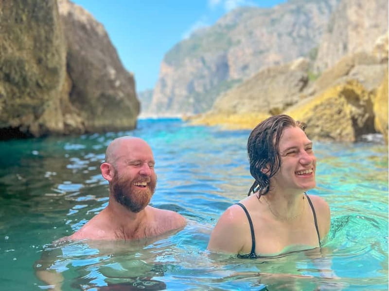 Capri: Caves and Beaches Paddle Board Tour with Photos - The two secret beach stops