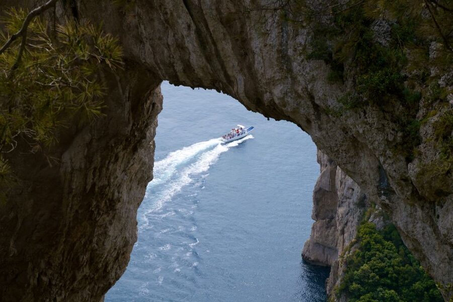Capri: Guided Island Boat Tour With a Stop at the Caves - Tiberius’ Leap, the White Grotto, and the Natural Arch