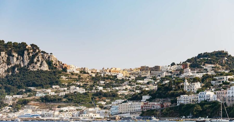 Capri: Island Boat Trip with Grottos - Punta Carena Lighthouse and the Baths of Tiberius