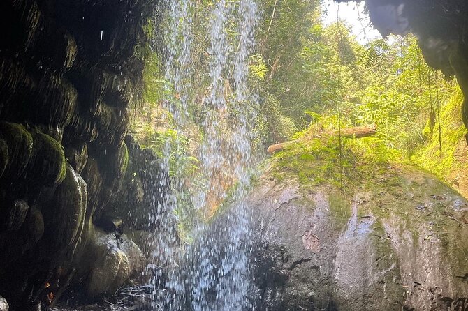 Cave, Waterfall and River Adventure in Charco Azul from San Juan - Swimming through the river and beside the waterfall