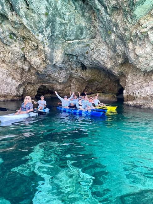 Caves of Porto Palermo: Kayak/SUP Tour with Castle Sea View - Paddling toward the caves