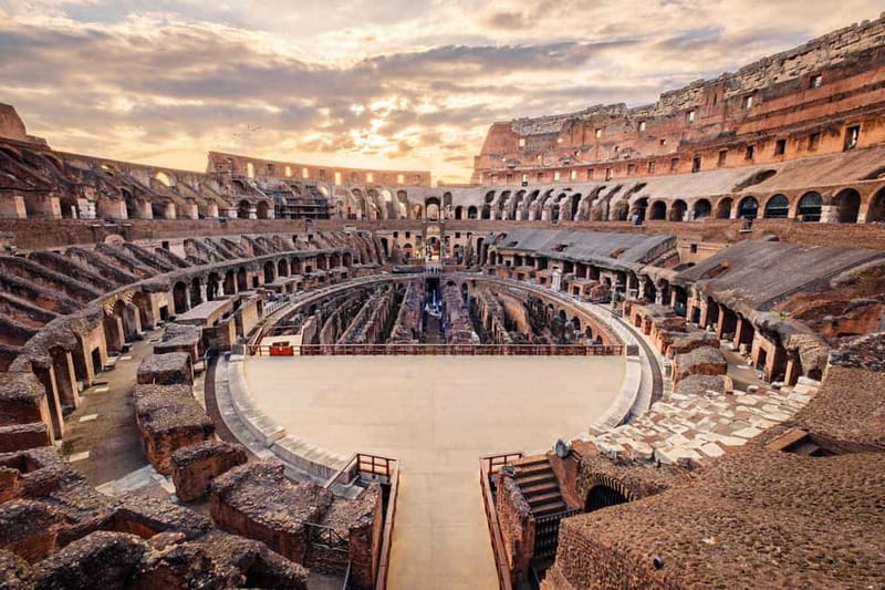 Colosseum Underground All-Access Experience w/ Ancient Rome - Walking onto the Colosseum arena floor