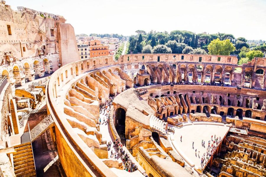 Colosseum: Underground and Ancient Rome Tour - Entering the Colosseum through the arena floor