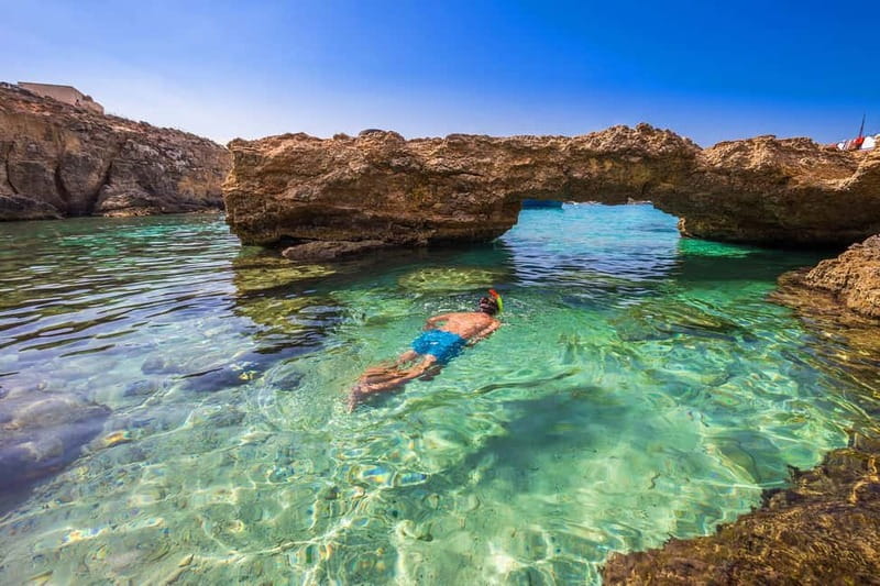 Comino: Blue Lagoon, Crystal Lagoon and Sea Caves Boat Tour - Blue Lagoon is beautiful, but expect crowds