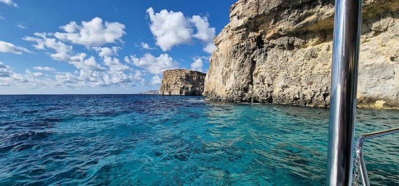 Comino: Blue Lagoon, Crystal Lagoon and Sea Caves Boat Tour - Santa Maria Caves are where the small boat earns its keep
