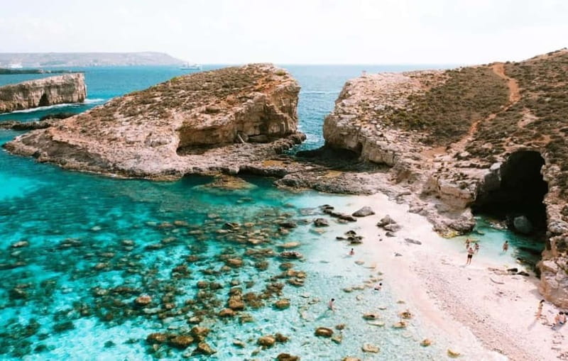 Comino & Gozo: Blue & Crystal Lagoons Cruise with Sea Caves - Leaving Ċirkewwa for Comino’s coast