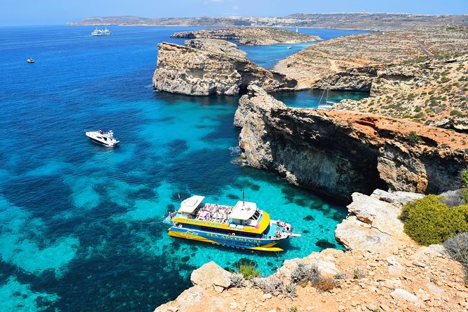 Comino Island: including Blue Lagoon, Crystal Lagoon & sea caves - The sea caves are mostly a sightseeing stop