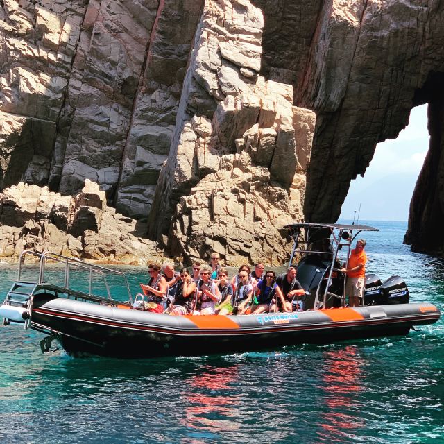 Corsica: Piana Calanques and Caves by Boat - The cruise through the rock formations