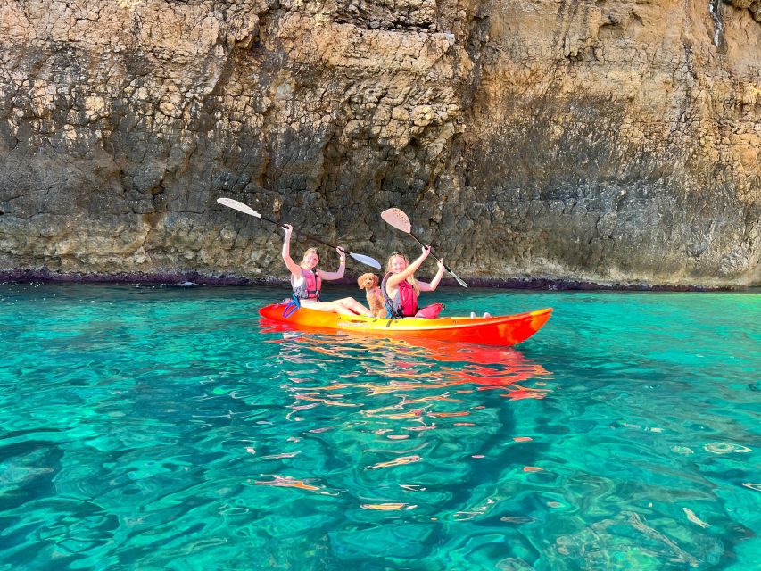 Cova dels Orguens: Cave Exploring Kayak & Snorkel Tour - Paddling past Cap Negre and Cala Paradis