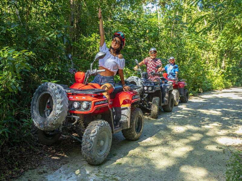 cozumel: ATV adventure with caverns, ruins with transfer - El Cedral, Local Craft Stalls, and the Added Fee