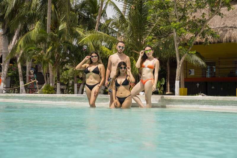 Cozumel: ATV Ride to Jade Cavern, Beach Club Access & Lunch - Swimming at Jade Cavern