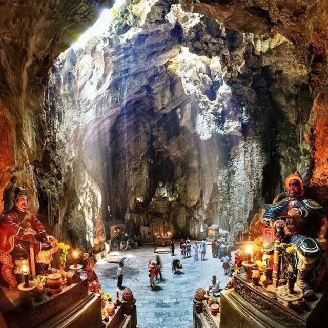 Da Nang : Lady Buddha - Marble Mountains - Am Phu Cave Tour - Am Phu Cave turns Buddhist ideas into a visual story